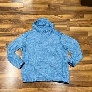 Russell dry fit pale blue hoodie